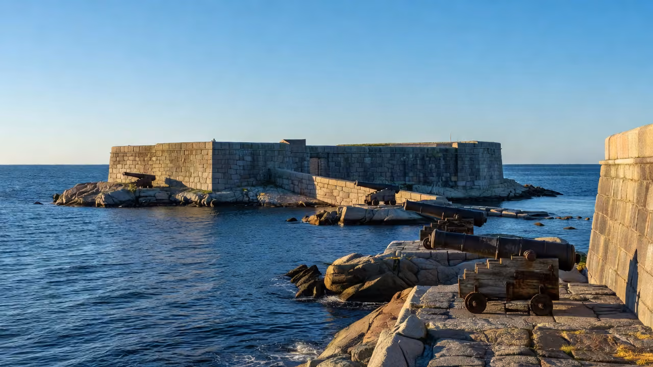 Suomenlinna sea fortress in the Baltic near Helsinki